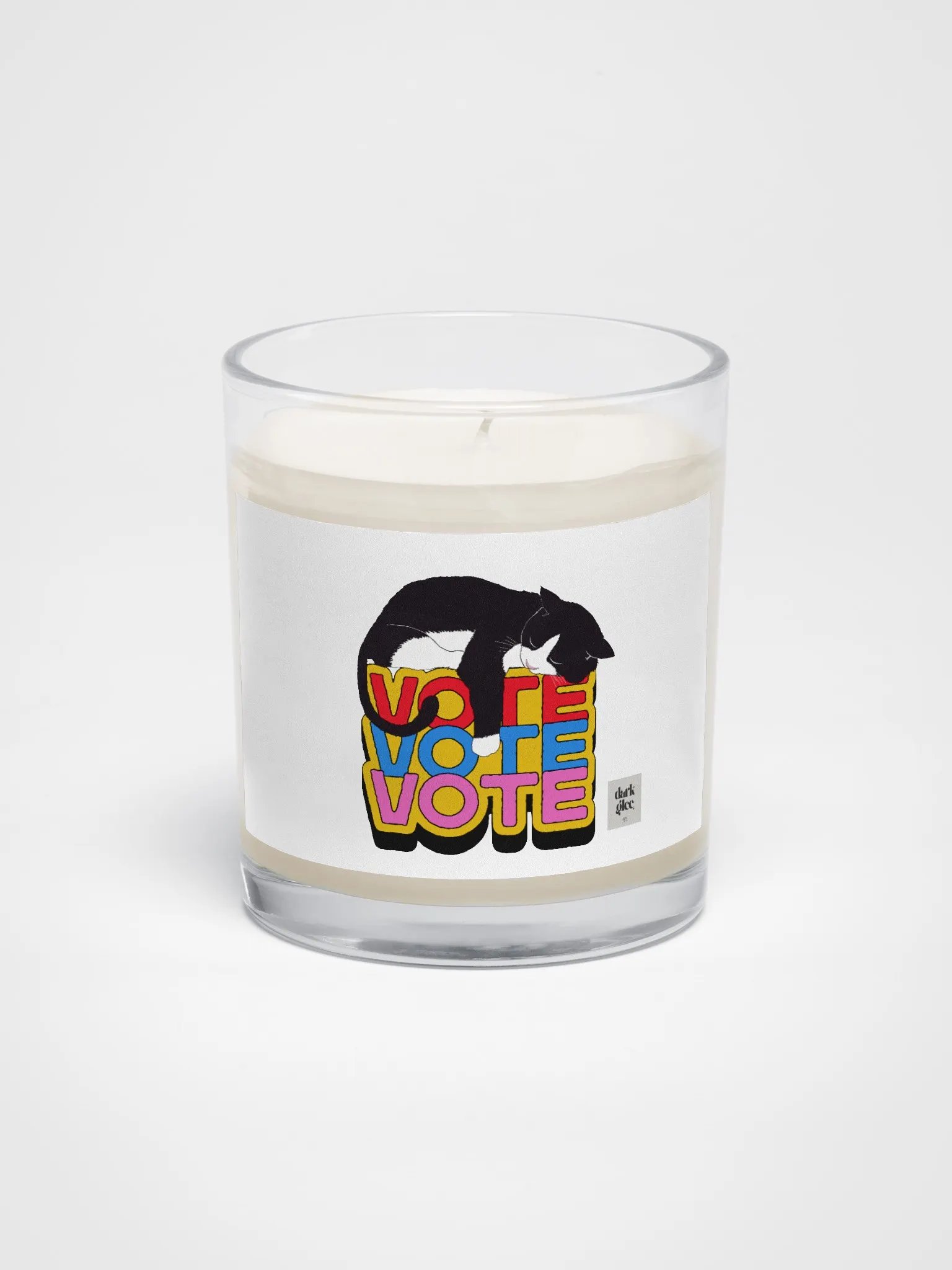 Slumbering Cat Vote Soy Wax Candle product image (1)