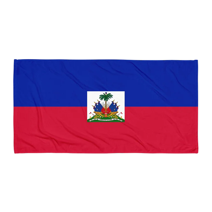 Haitian flag Beach Towel product image (1)