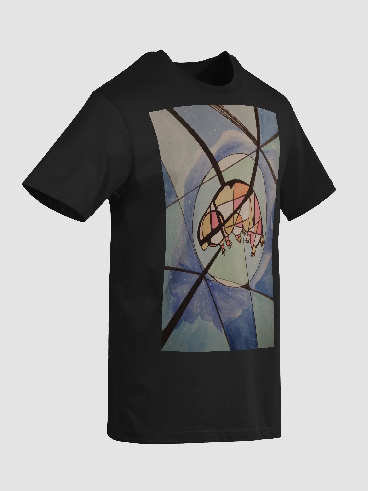 Cubism Painting: The Dream of a Tardigrade Next Level Supersoft T-Shirt by Next Level product image (5)