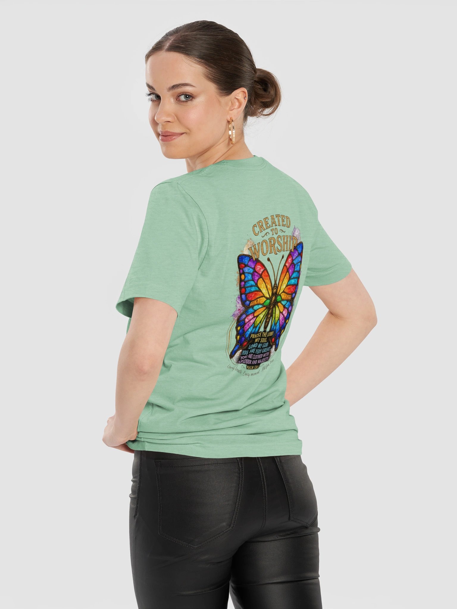 Created to Worship - front/back print product image (113)