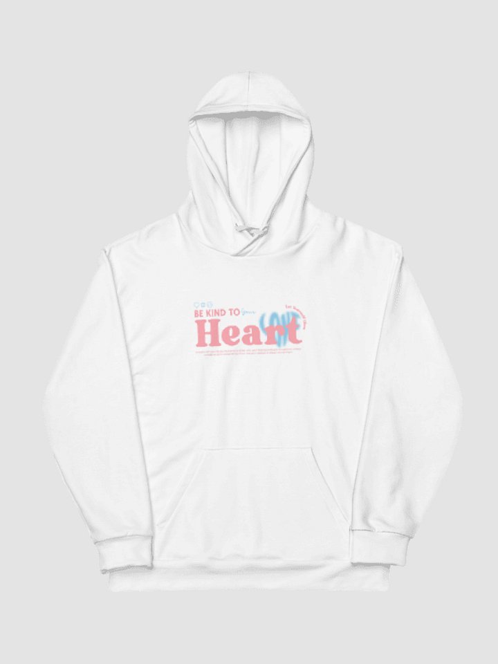 Be Kind To Your Heart Hoodie - White product image (2)