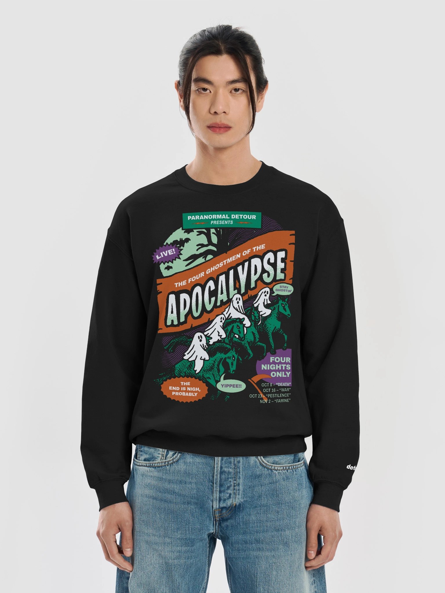 THE FOUR GHOSTMEN OF THE APOCALYPSE CREWNECK product image (3)