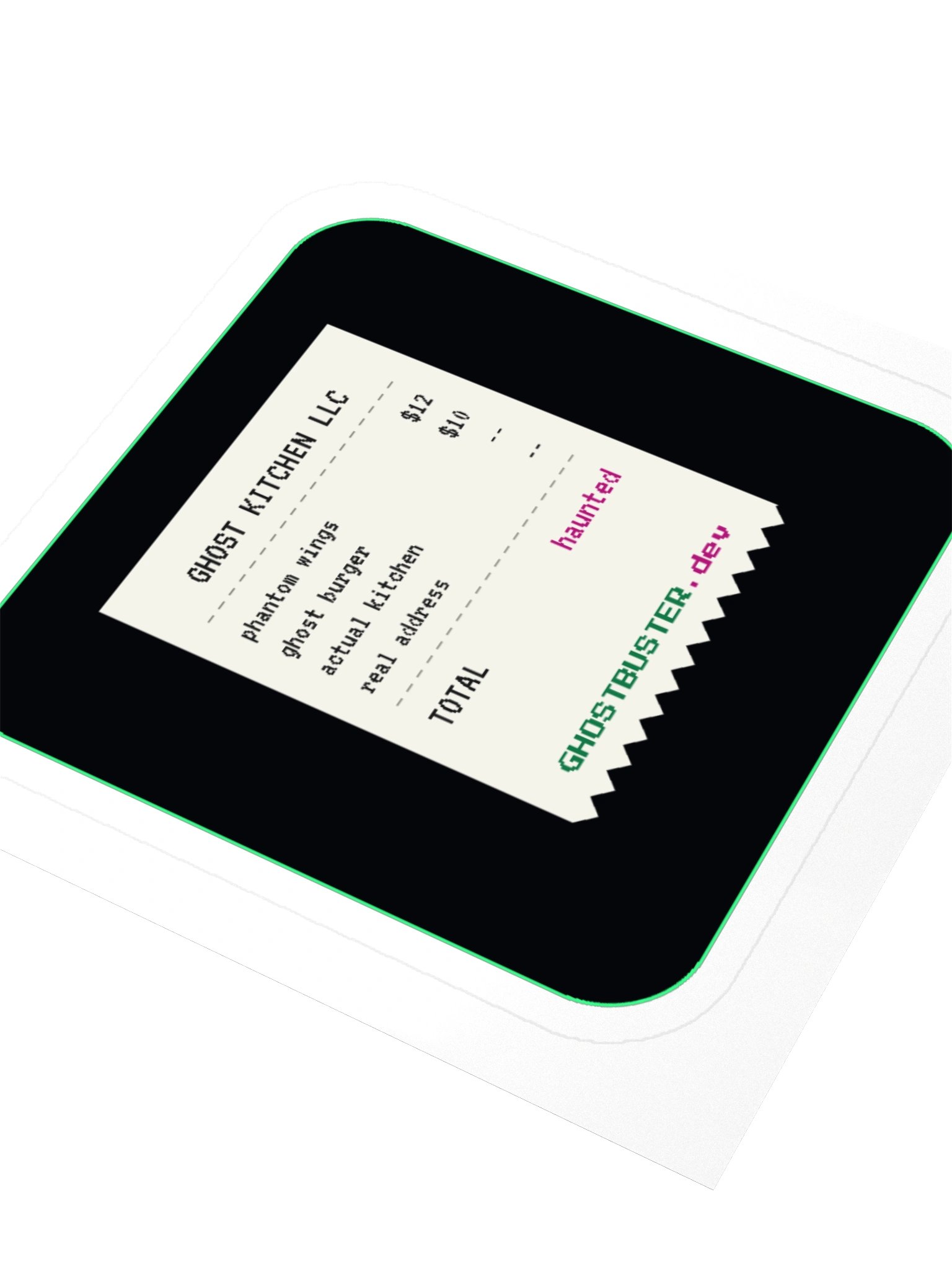 Ghost Kitchen Receipt Sticker product image (3)