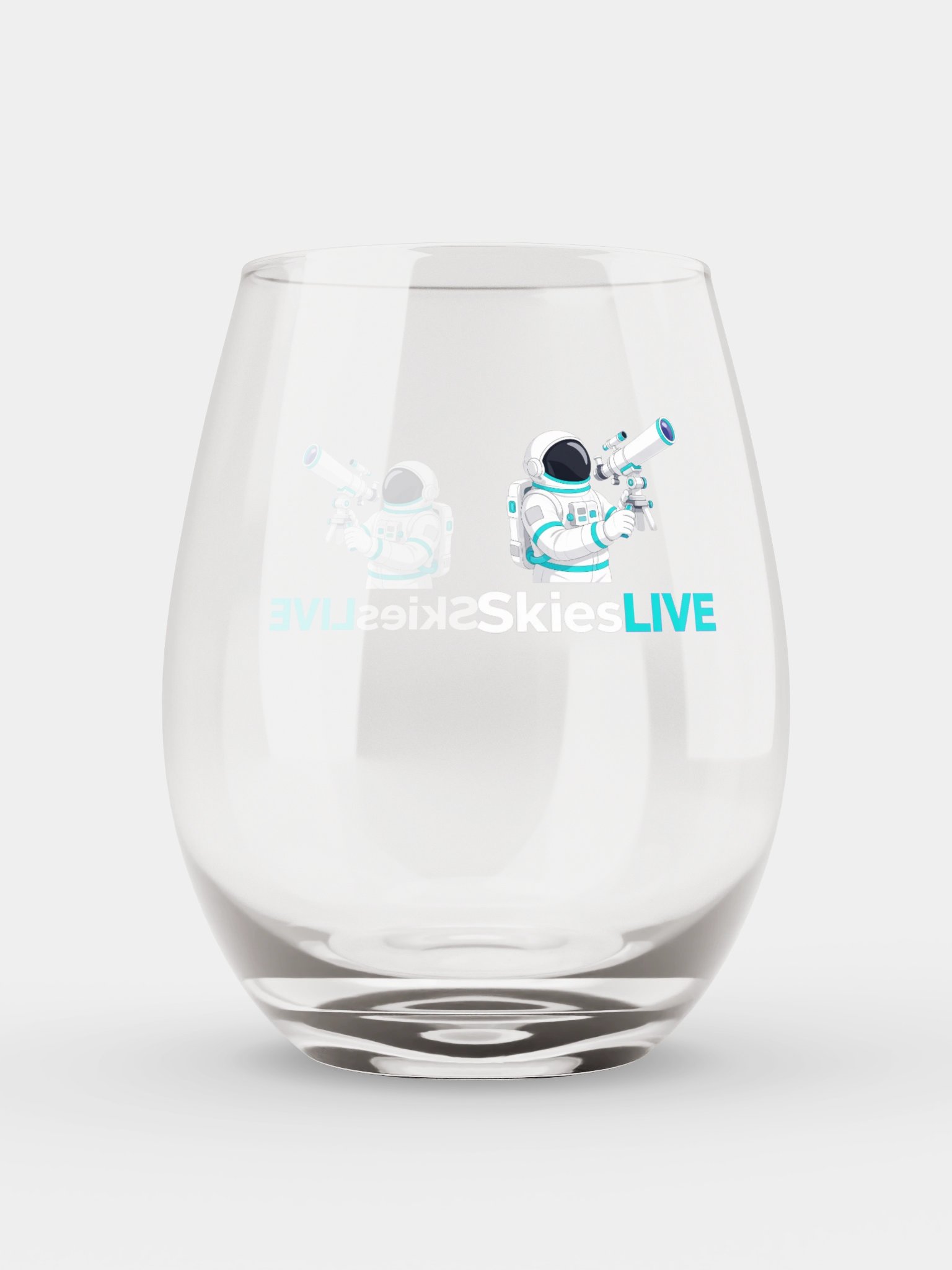 SkiesLIVE Astronaut Wine Glass product image (6)
