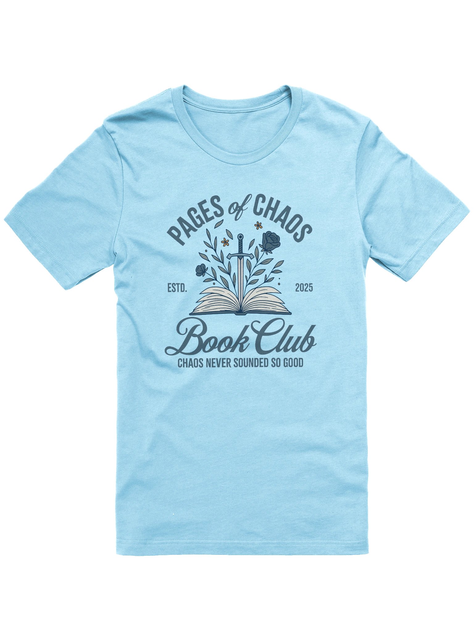 Pages of Chaos Book Club Tee (Light) product image (6)