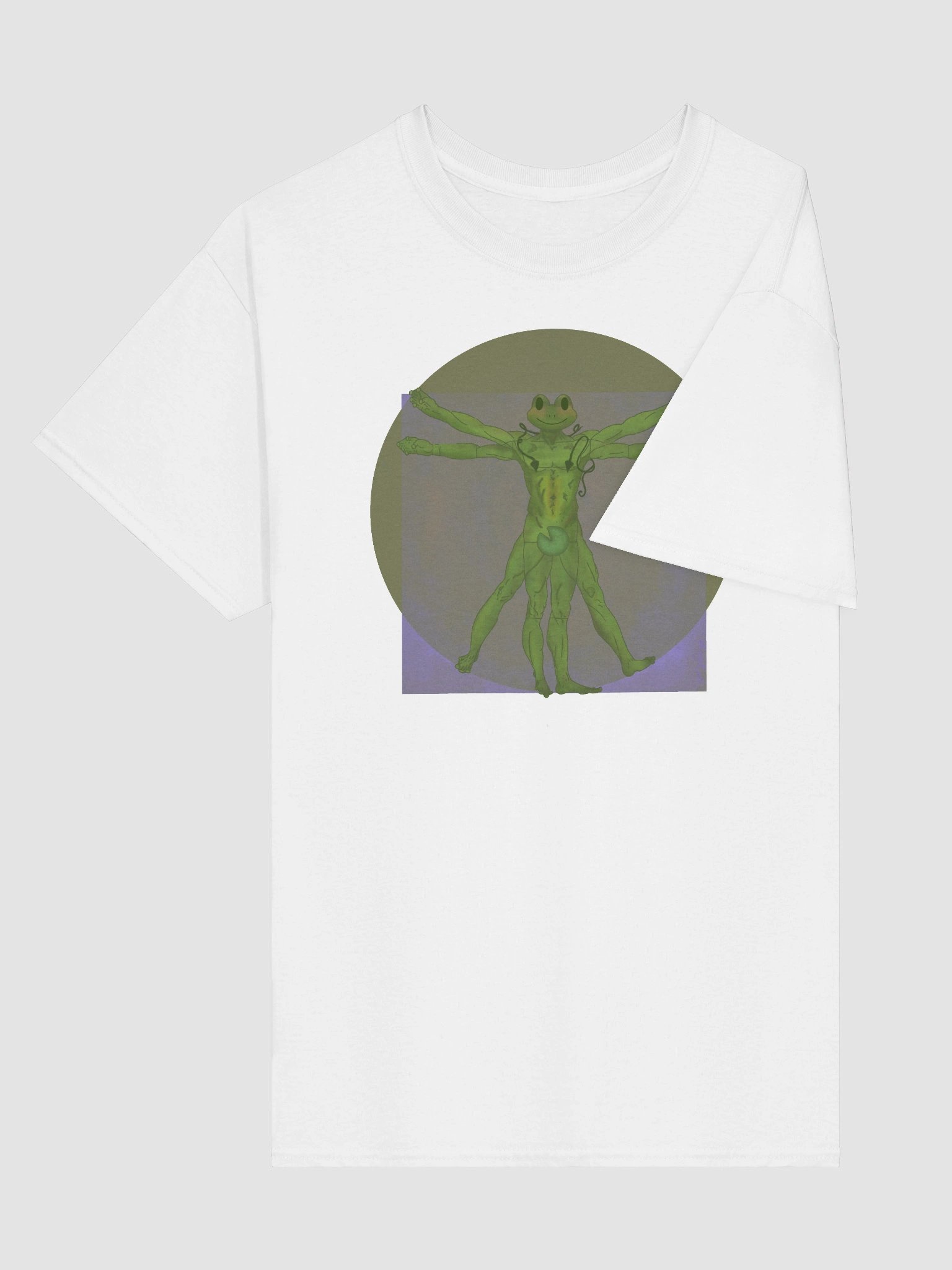 Virtruvian Frog Tee LIGHT product image (3)