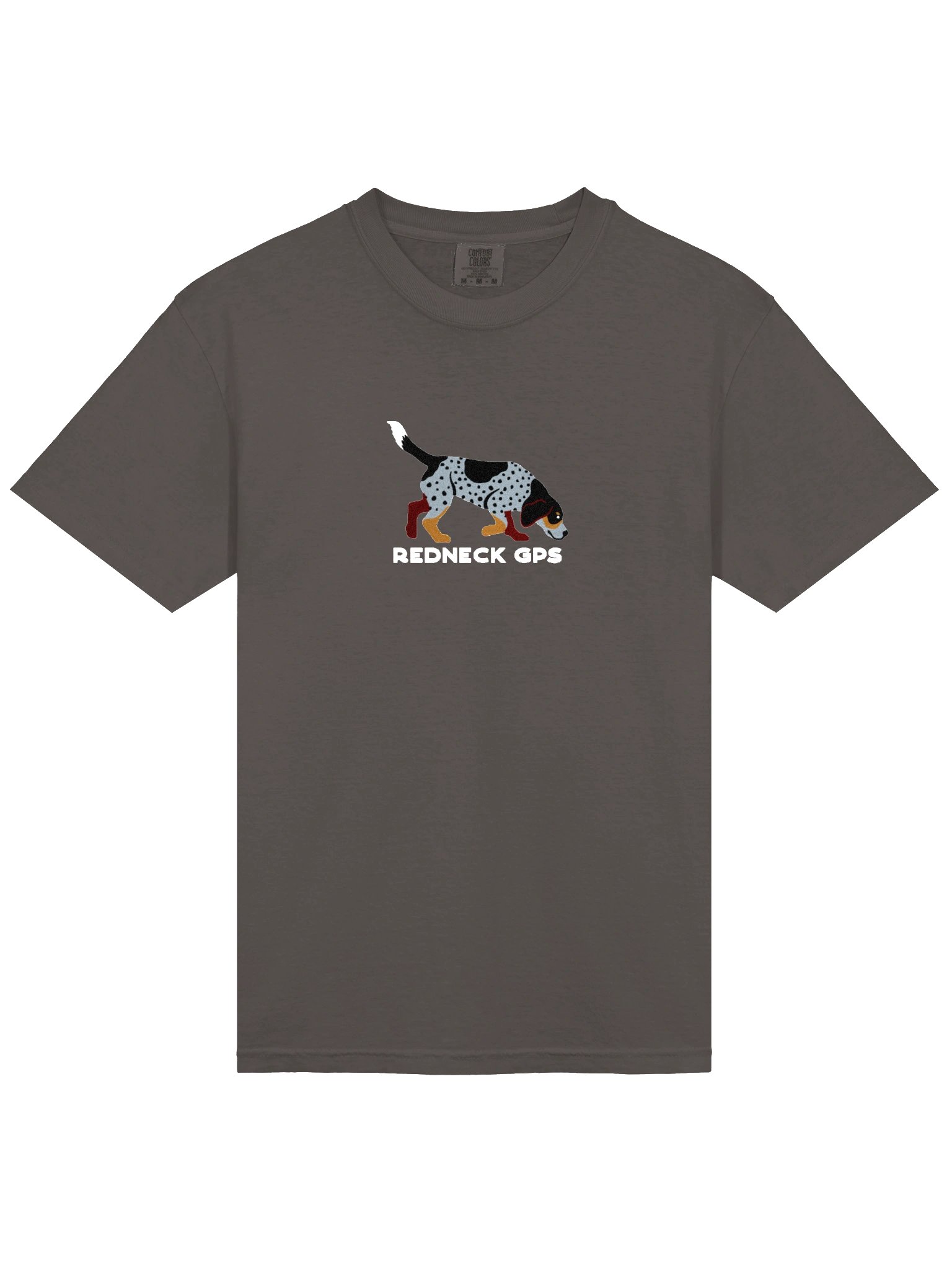 Redneck GPS T-Shirt(Embroidered) of a Beagle(Bluetick) product image (6)