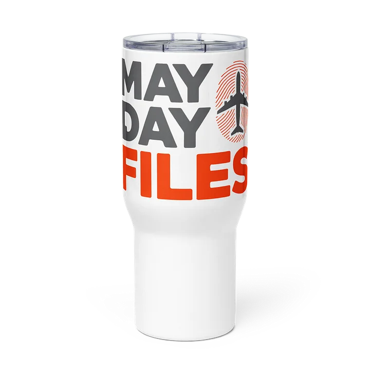 Reisebecher mit MayDayFiles Logo product image (2)
