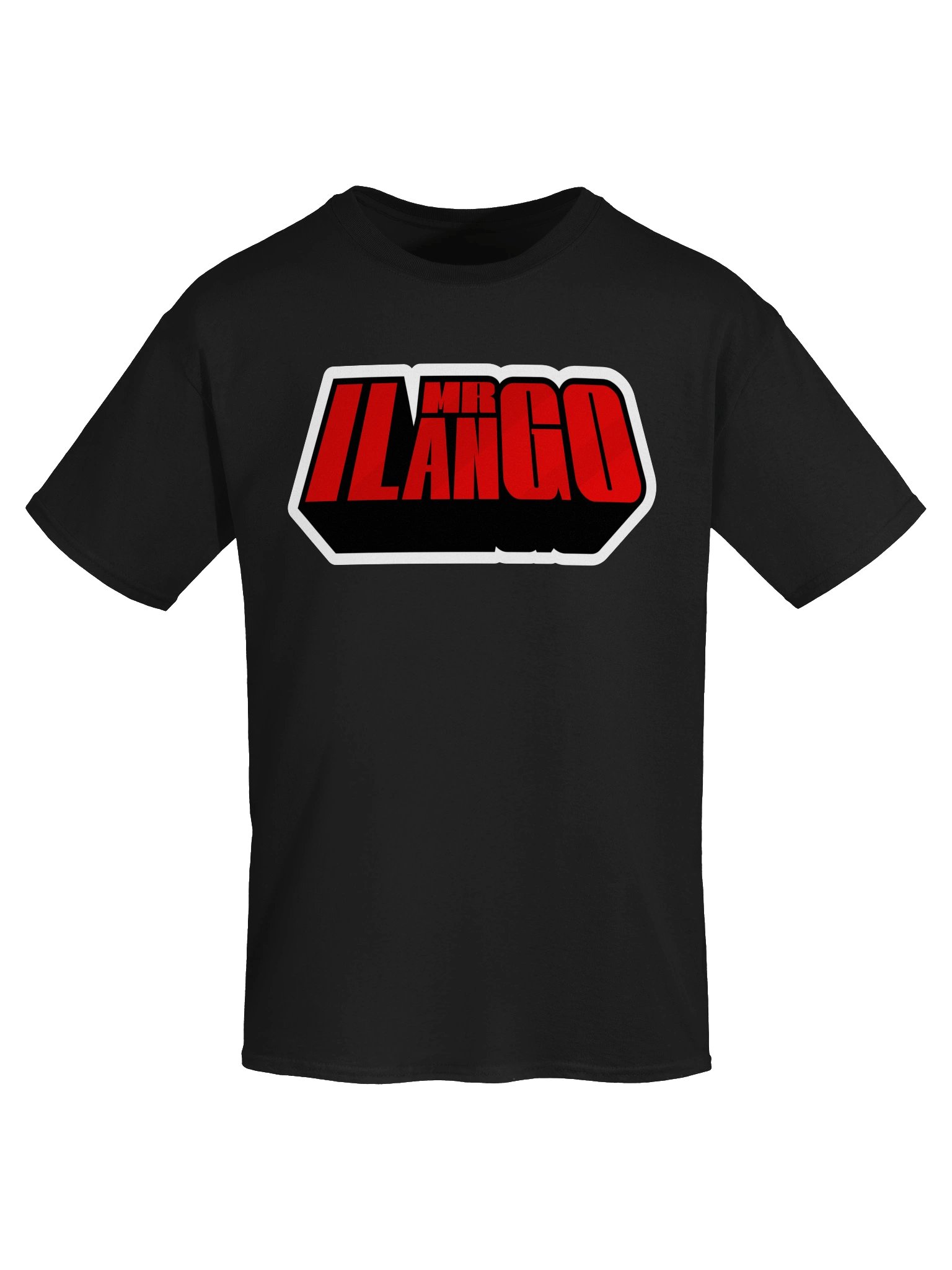 MR. LANGO Bold Red & Black Logo Tee product image (5)
