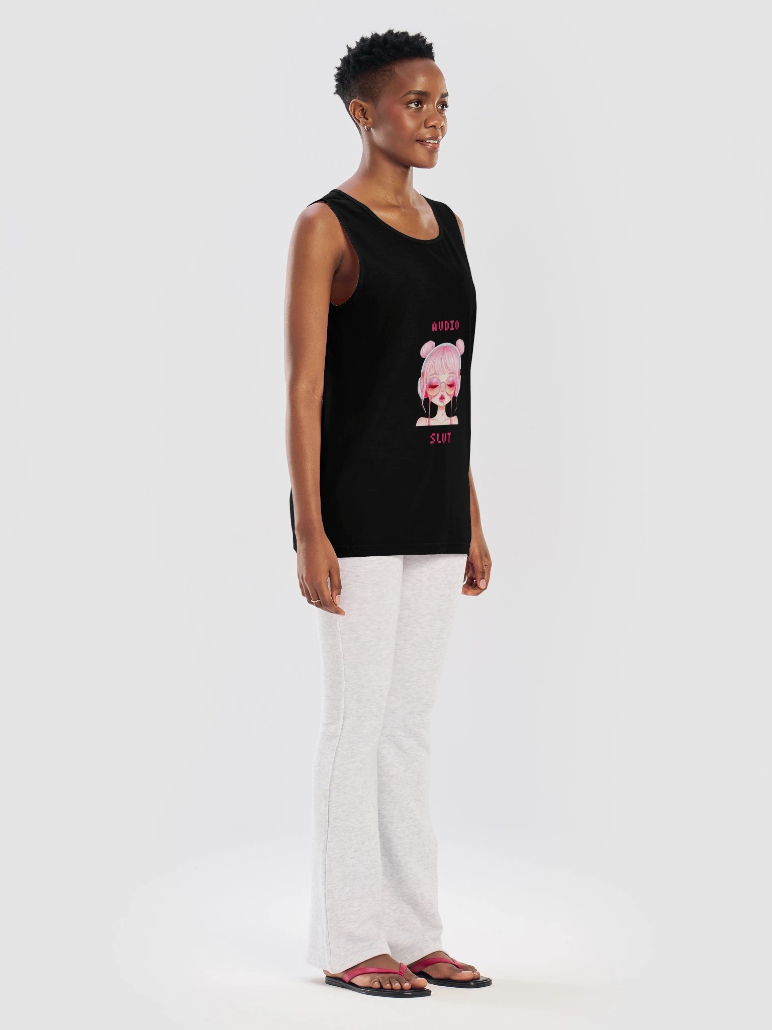Audio Slut Pink Anime ASMR Tank product image (44)