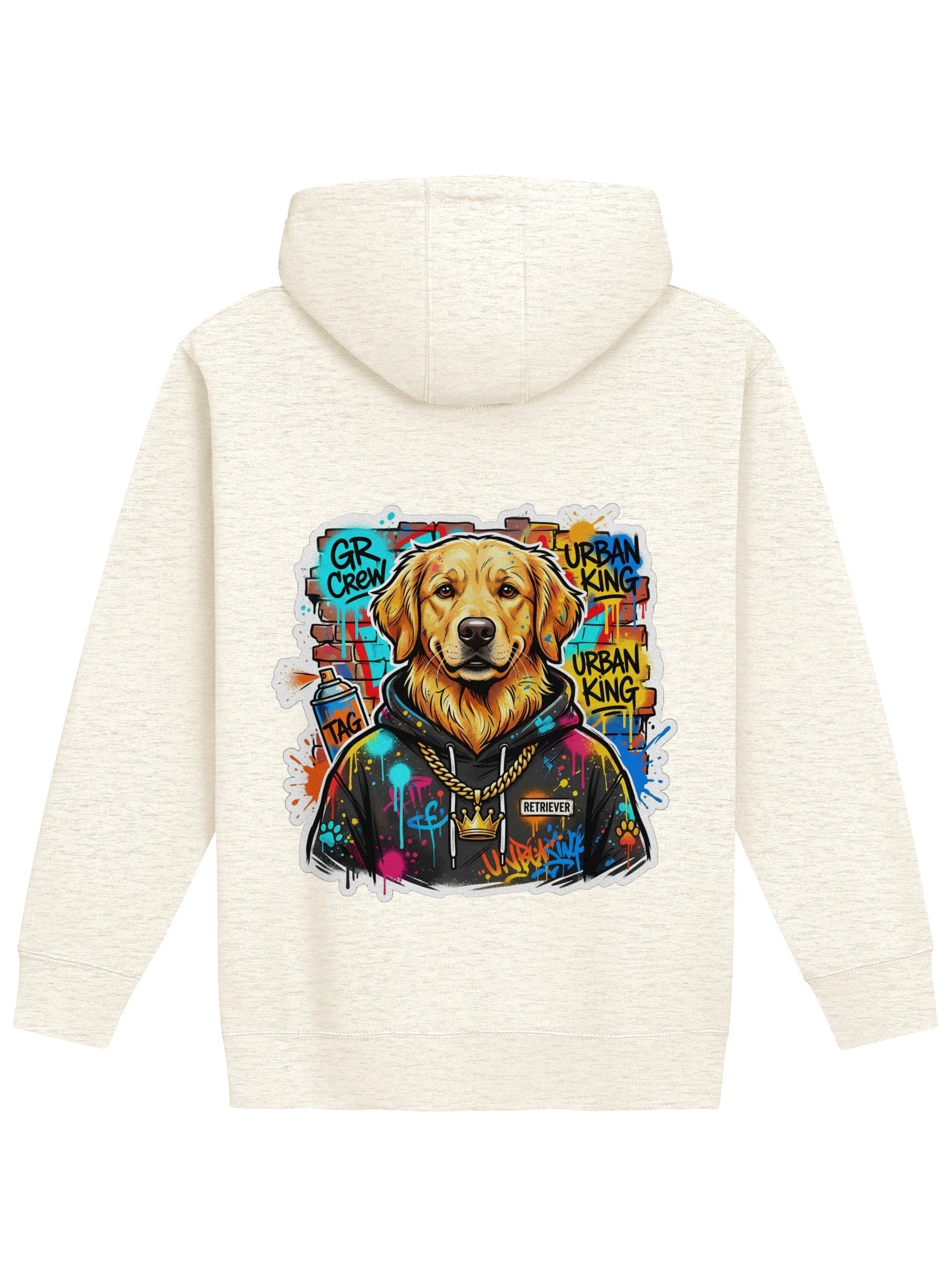 Golden Retriever Graffiti Streetwear Hoodie product image (8)