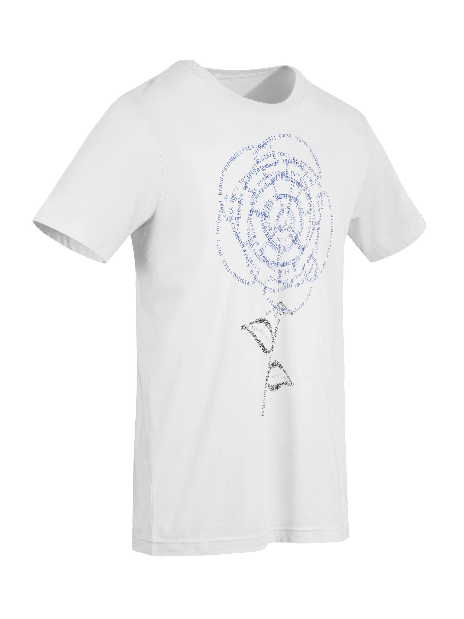 VIDANALYTICA INC Tee - Code Rose White product image (7)