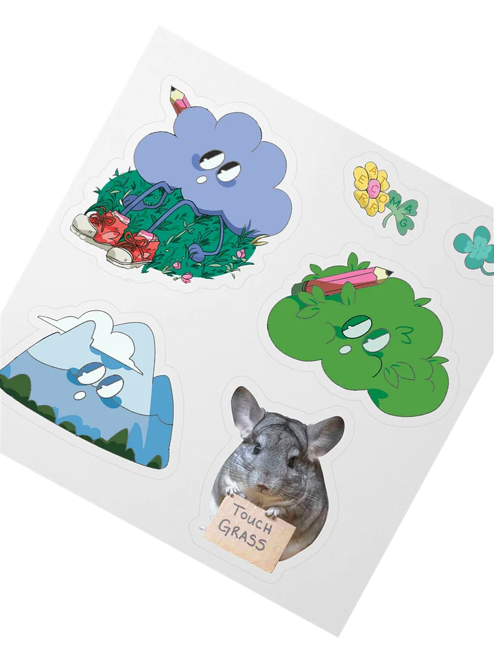 Touch Grass Sticker Sheet — Outdoors Ver. product image (2)