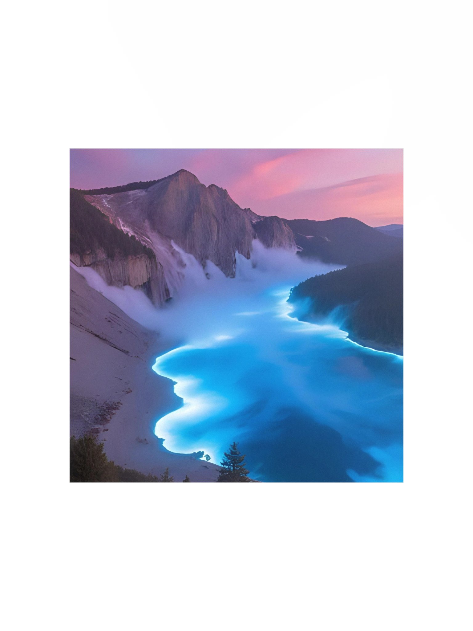 Luminous Valley Poster product image (1)
