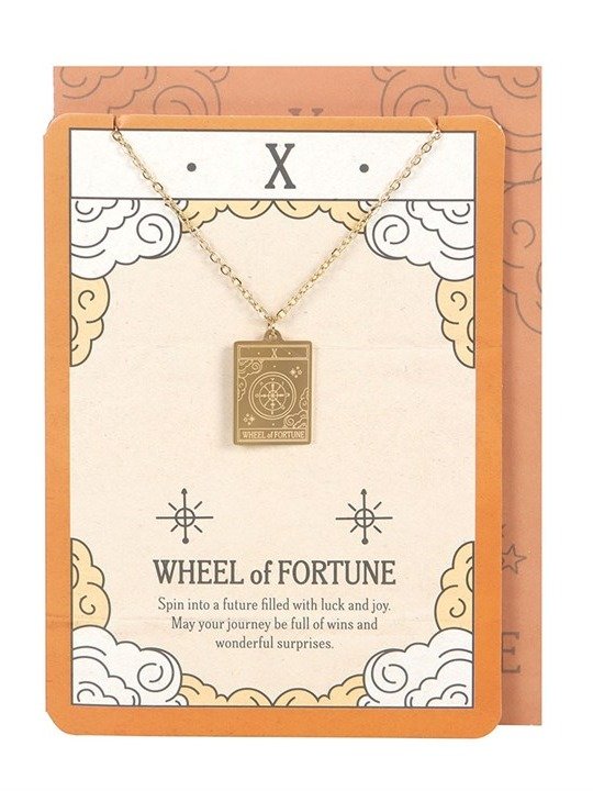 PRE-ORDER LAUNCH: Wheel of Fortune Vintage Tarot Necklace product image (1)