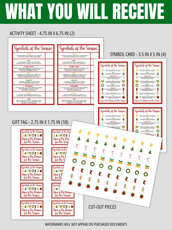 Christmas Symbols of the Season Activity product image (2)