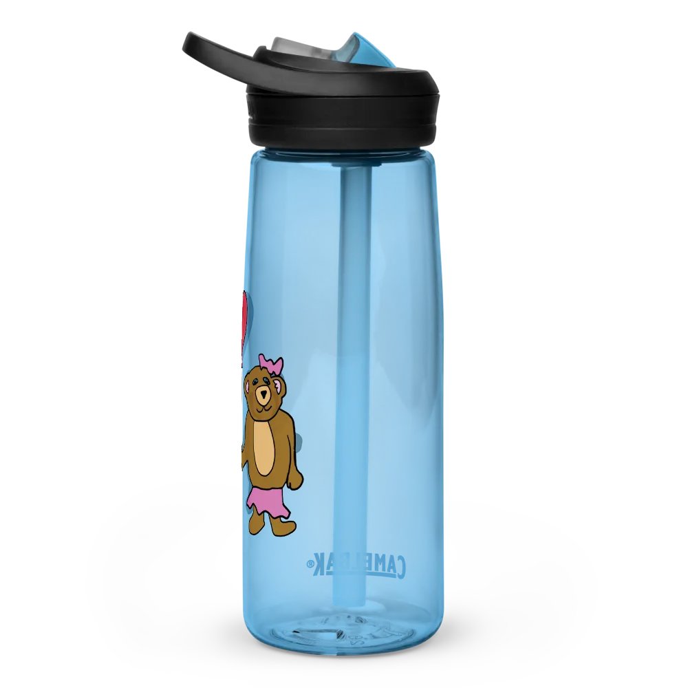 Teddy Bear Valentine Sports Waterbottle product image (4)