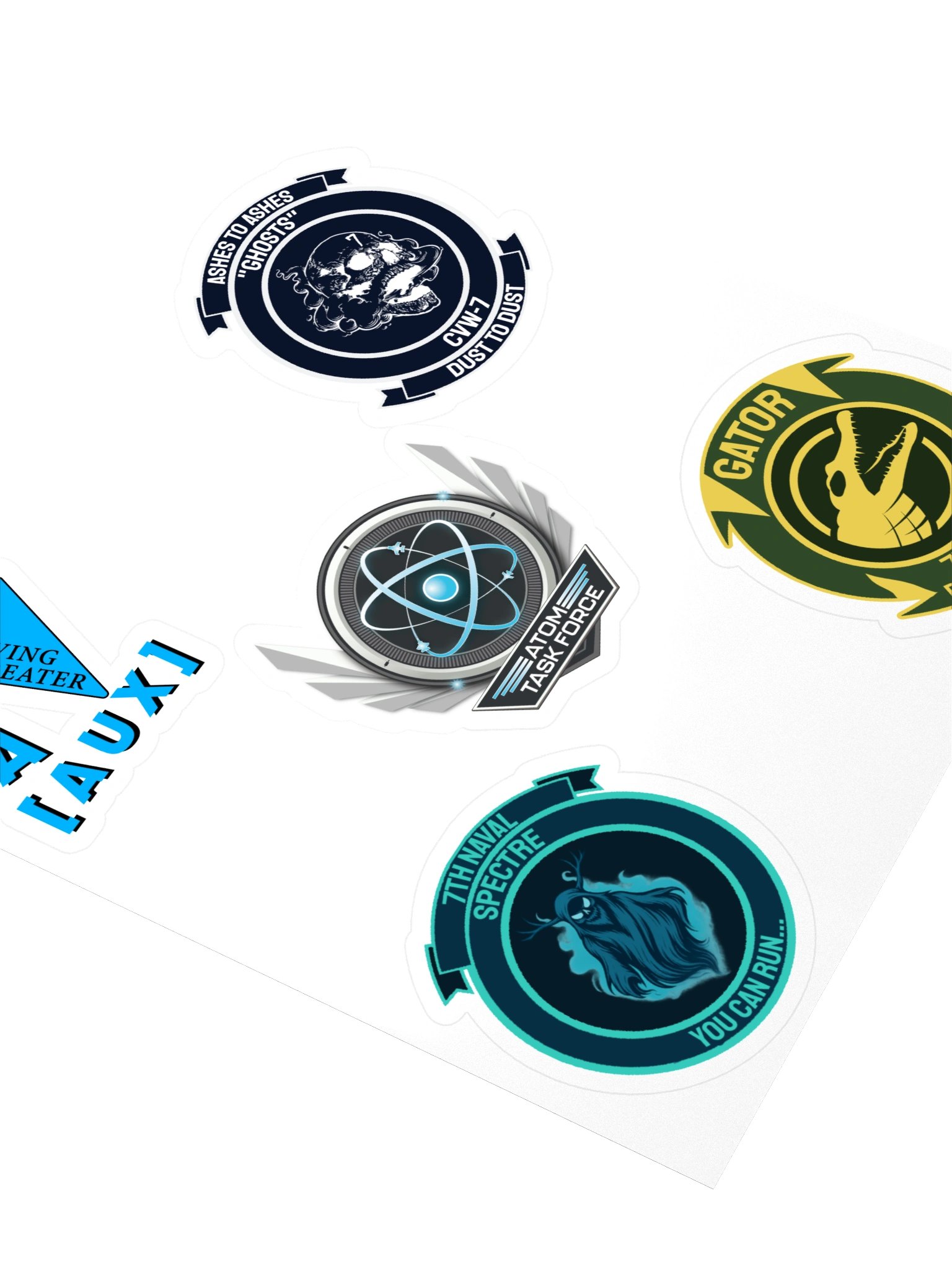 Atom Task Force 7th Naval Aviation Sticker Sheet! product image (3)