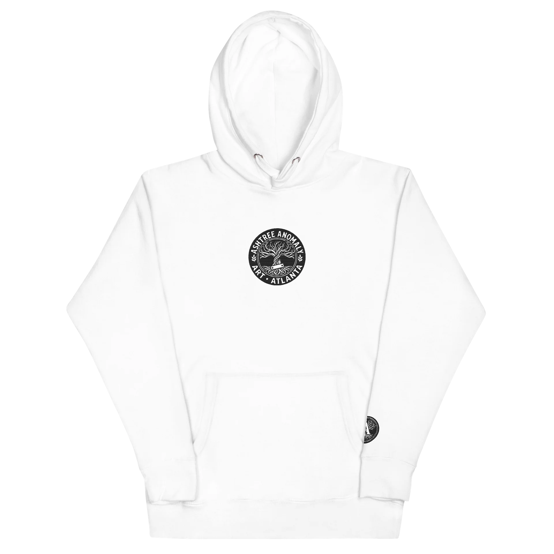 Aubie Aggro White Hoodie product image (5)