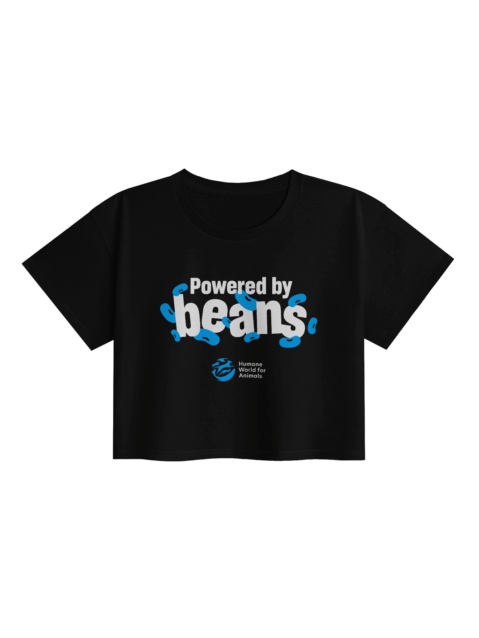 Powered by beans - Crop top product image (1)