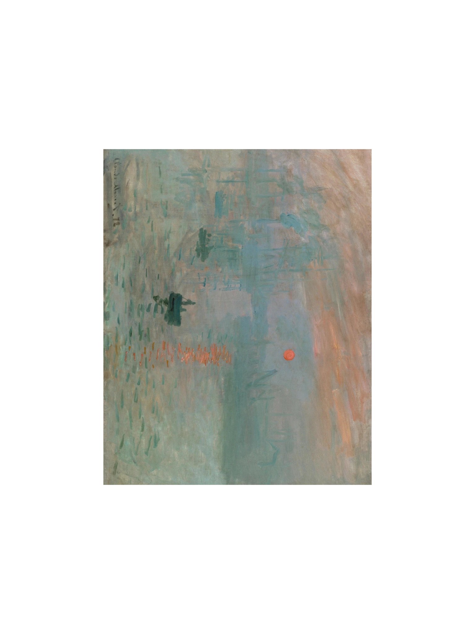 Monet, Impression, Sunrise — Fine-Art Poster product image (2)