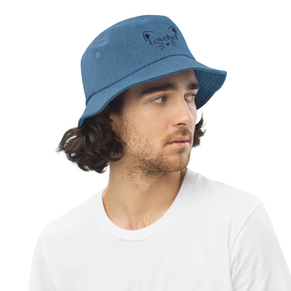 Lovehell Bucket Hat Blue product image (6)