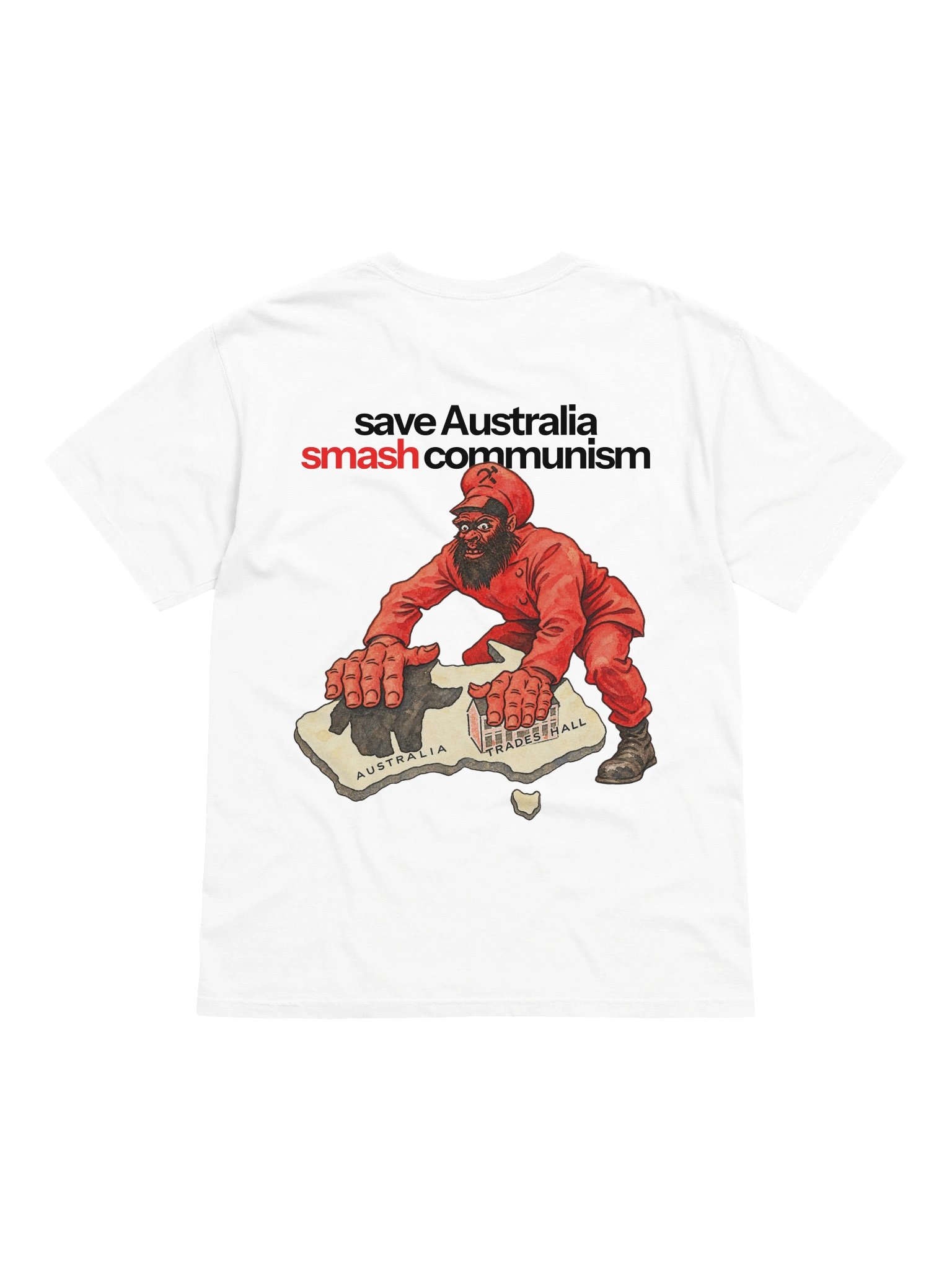 Smash Communism White Tee product image (1)