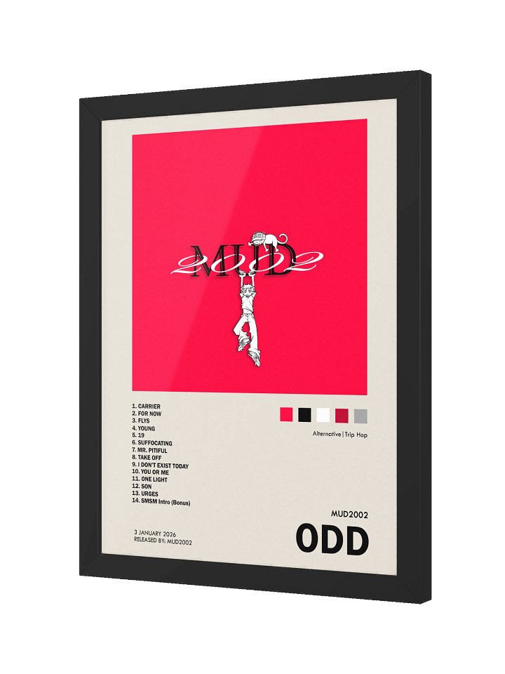 Mud2002 "Odd" Album Art Matte Poster product image (7)