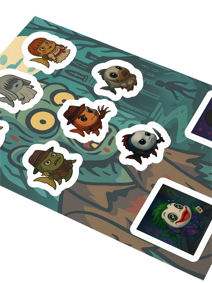 murder fishies part 2 sticker sheet product image (2)