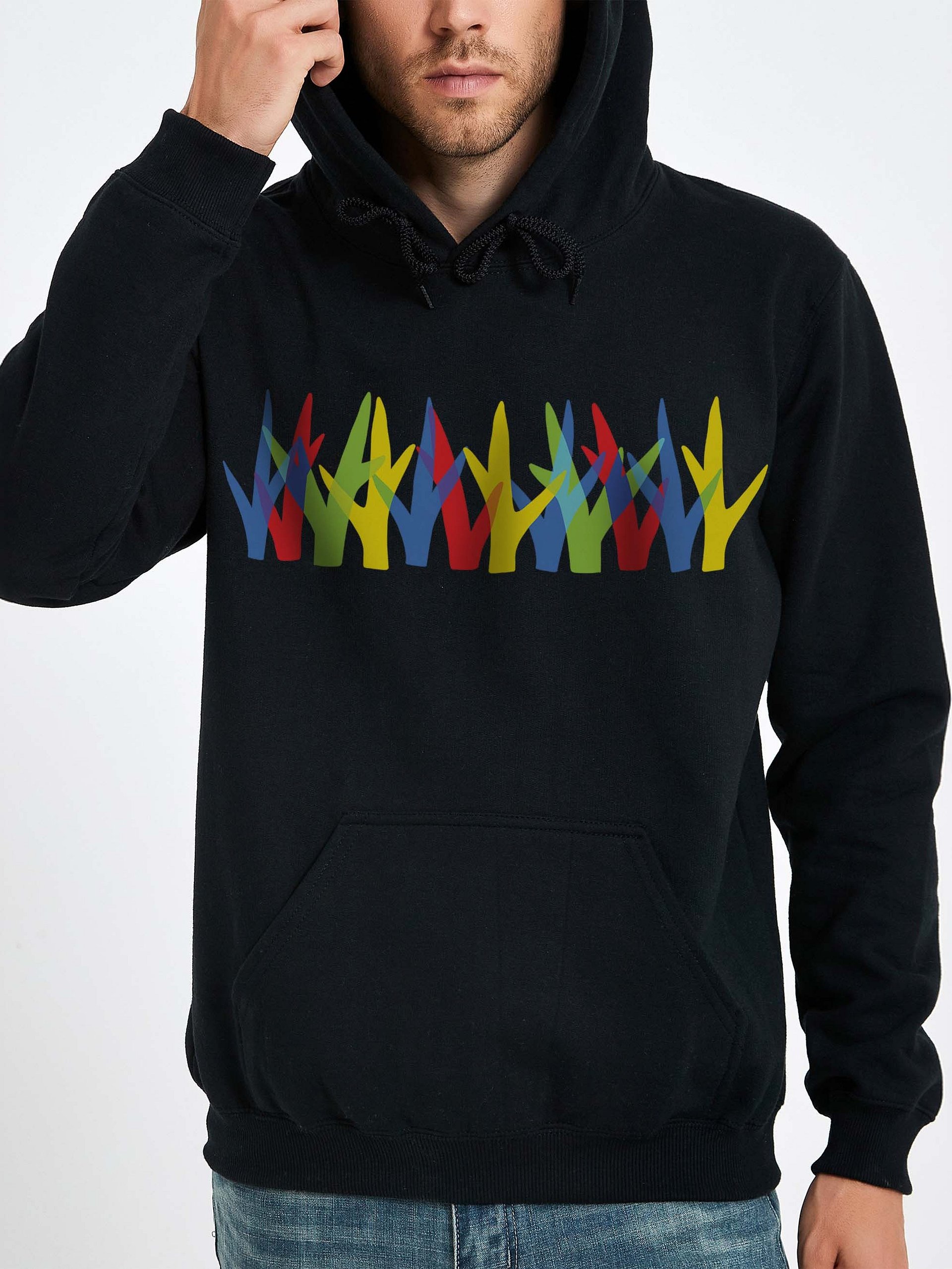 Acropora Coral Spectrum Hoodie for Reef Aquarium Lovers product image (2)