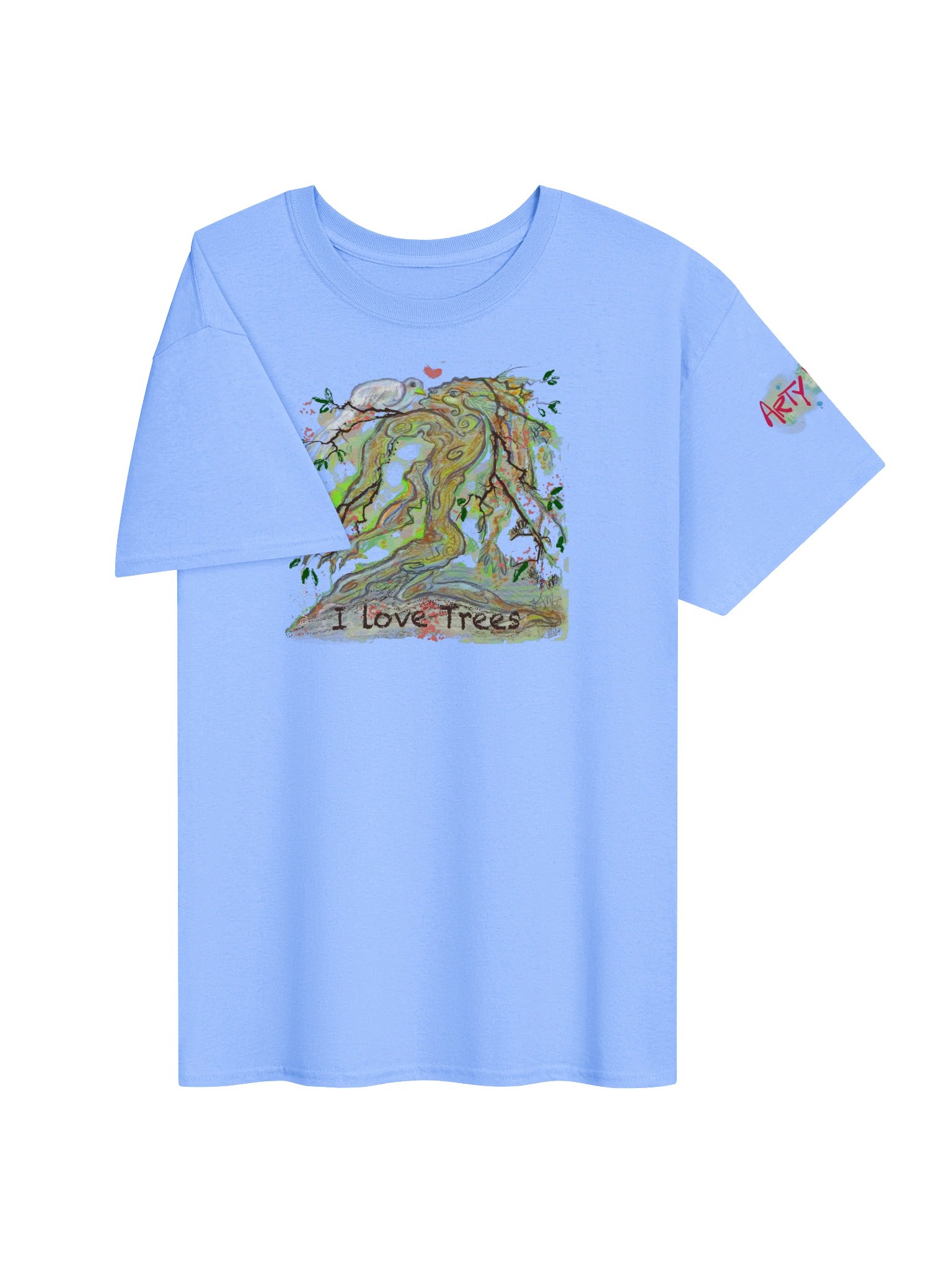 ArtyWear Tee of the Month - Aug '26 'I Love Trees' product image (4)