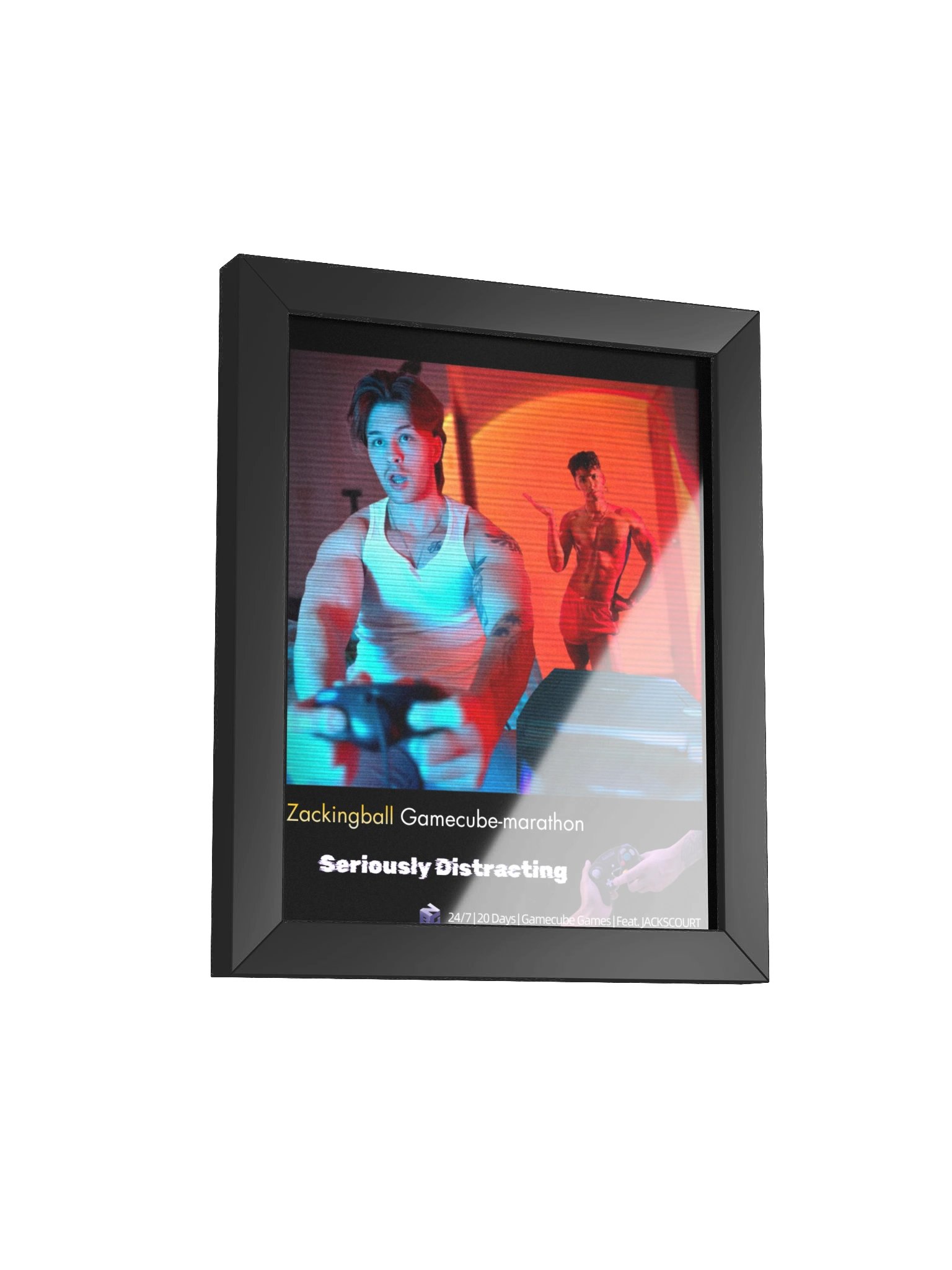 Seriously Distracting - Zackingball and Jackscourt Gamecube Poster product image (2)