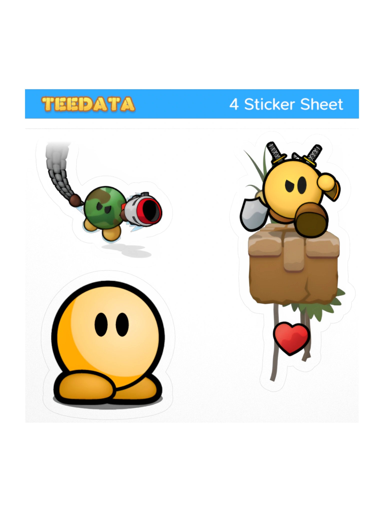 Tees Sticker Pack product image (3)