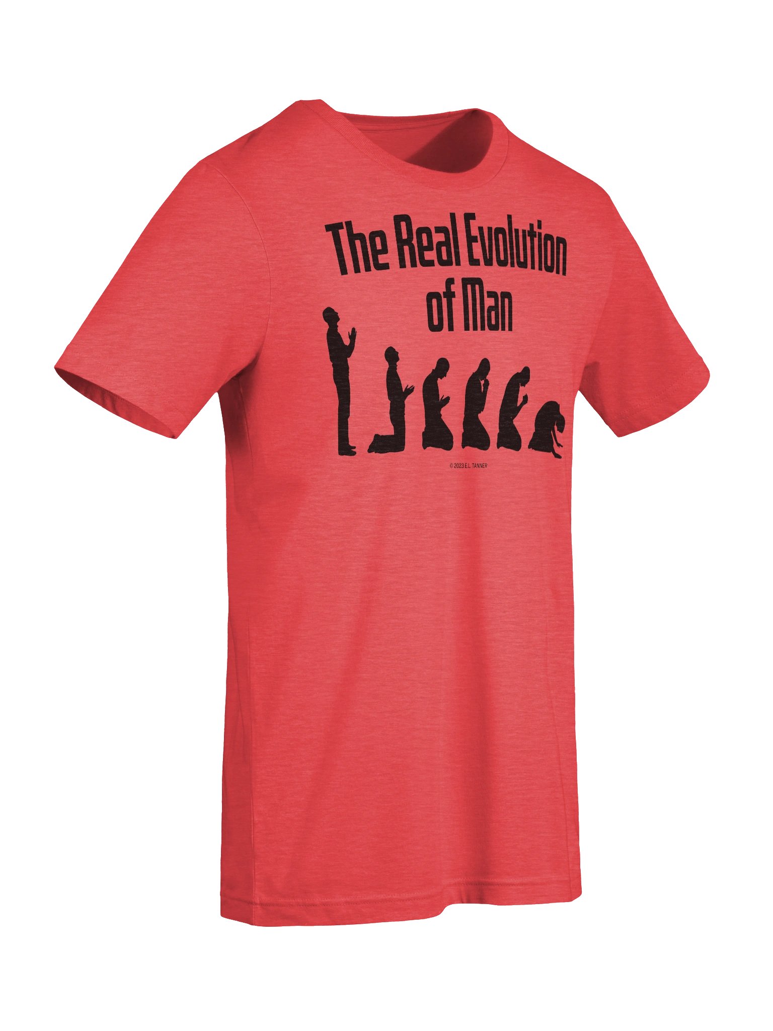 The Real Evolutionof Man Blk, T-Shirt product image (7)