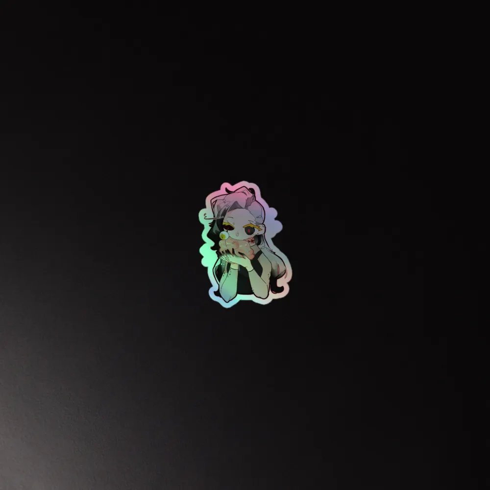 Mmm Brainz Holographic Sticker product image (2)