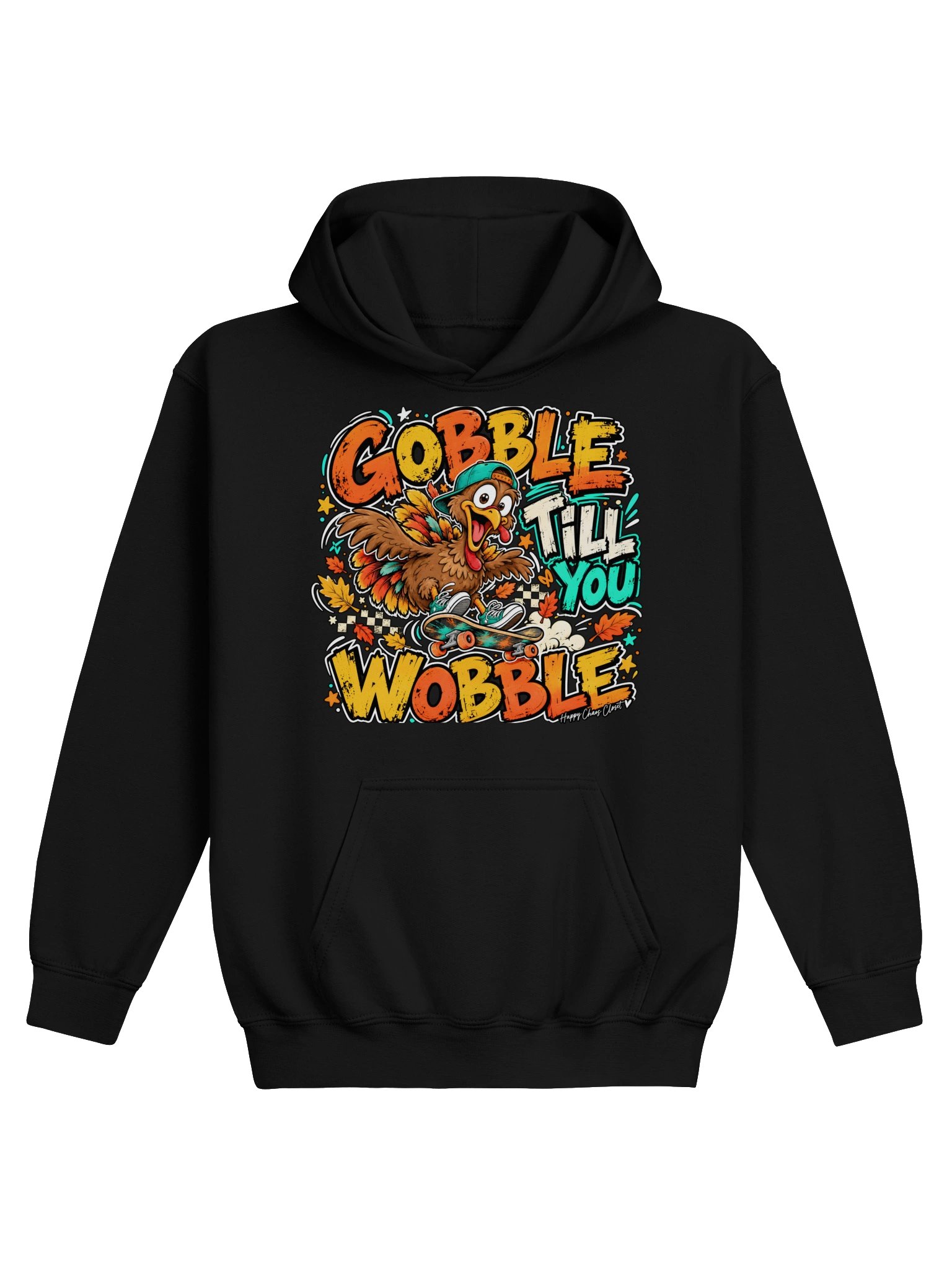 Gobble Till You Wobble Youth Hoodie product image (5)