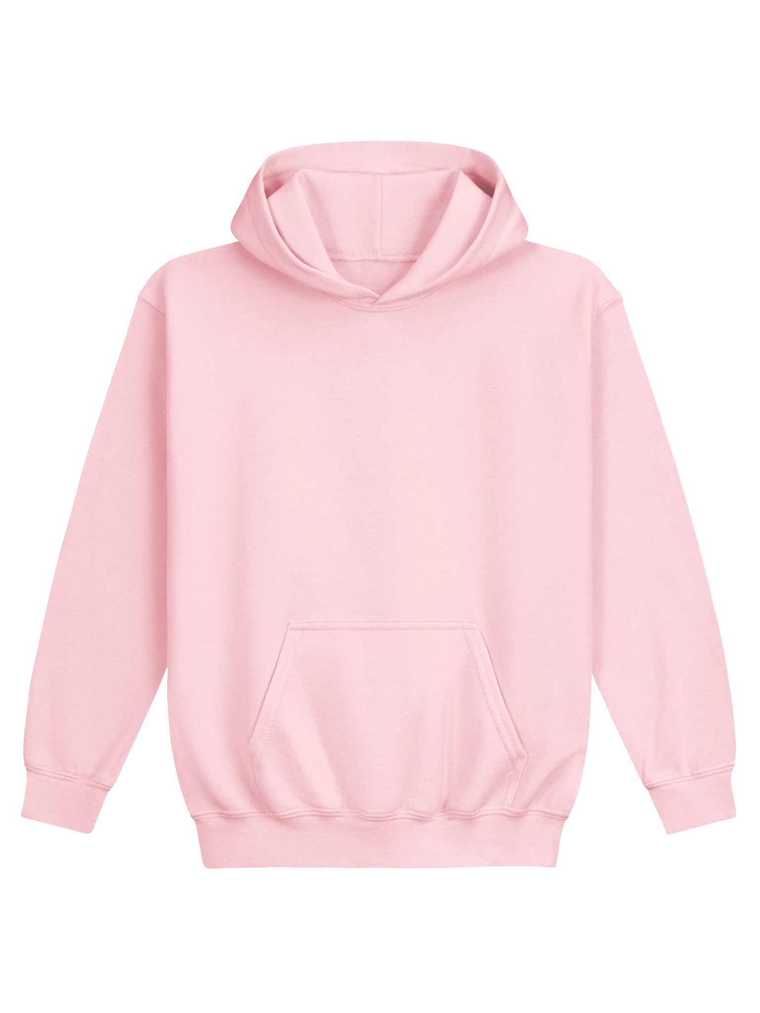 Kids Pull-over Hoodie - Light Pink, Logo on Back product image (1)