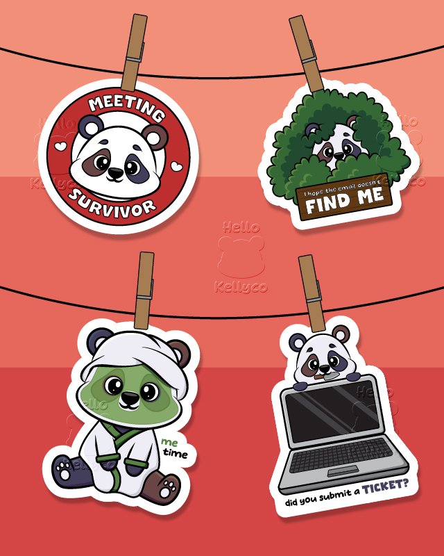 Corporate Life Sticker Bundle - 4 Vinyl Stickers product image (1)