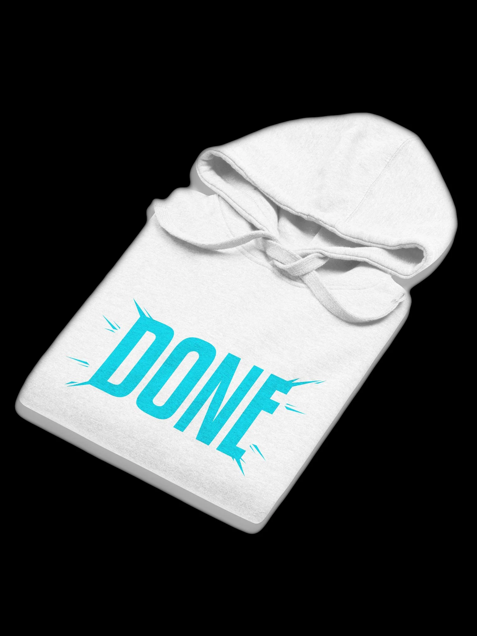 'DONE' Blue Hoodie - Lights product image (5)