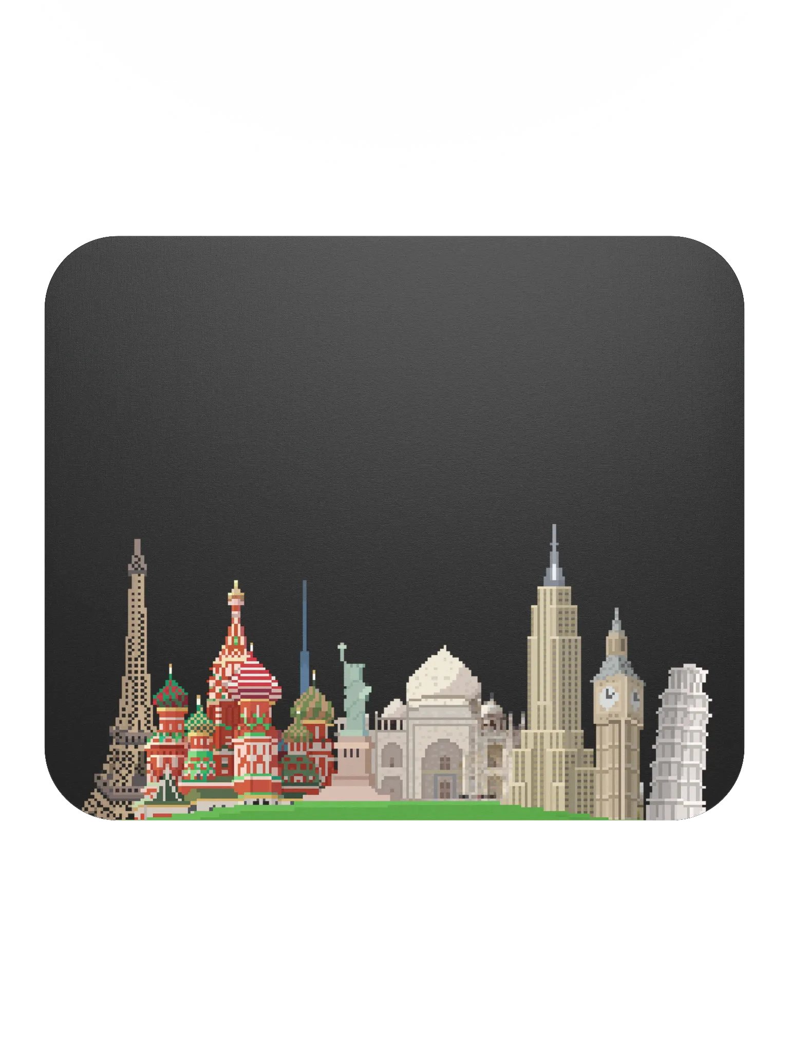 Pixelated Wonders Mouse Pad (dark) product image (1)