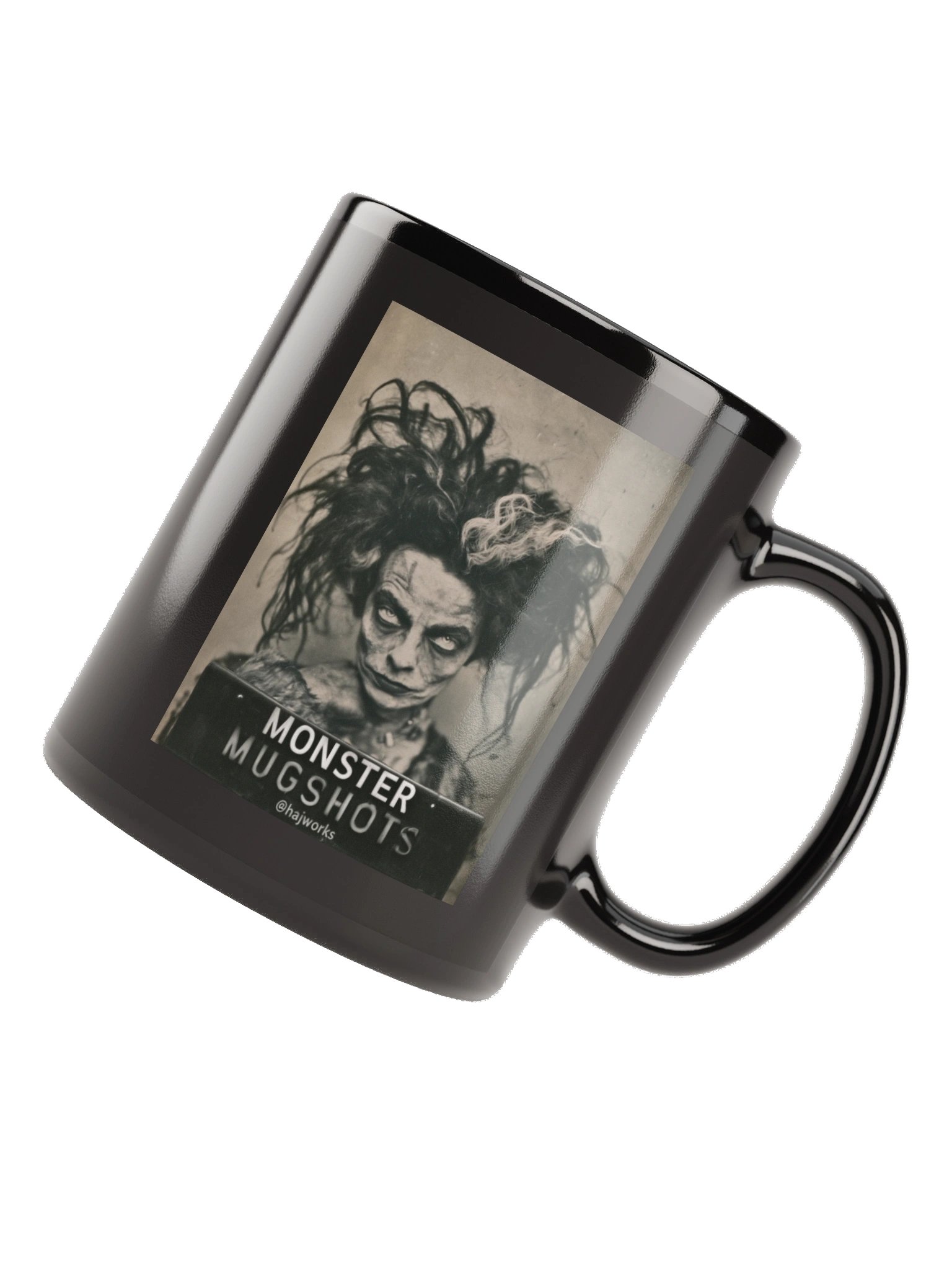 Monster Mugshots No. 008 - Black Ceramic Mug product image (6)