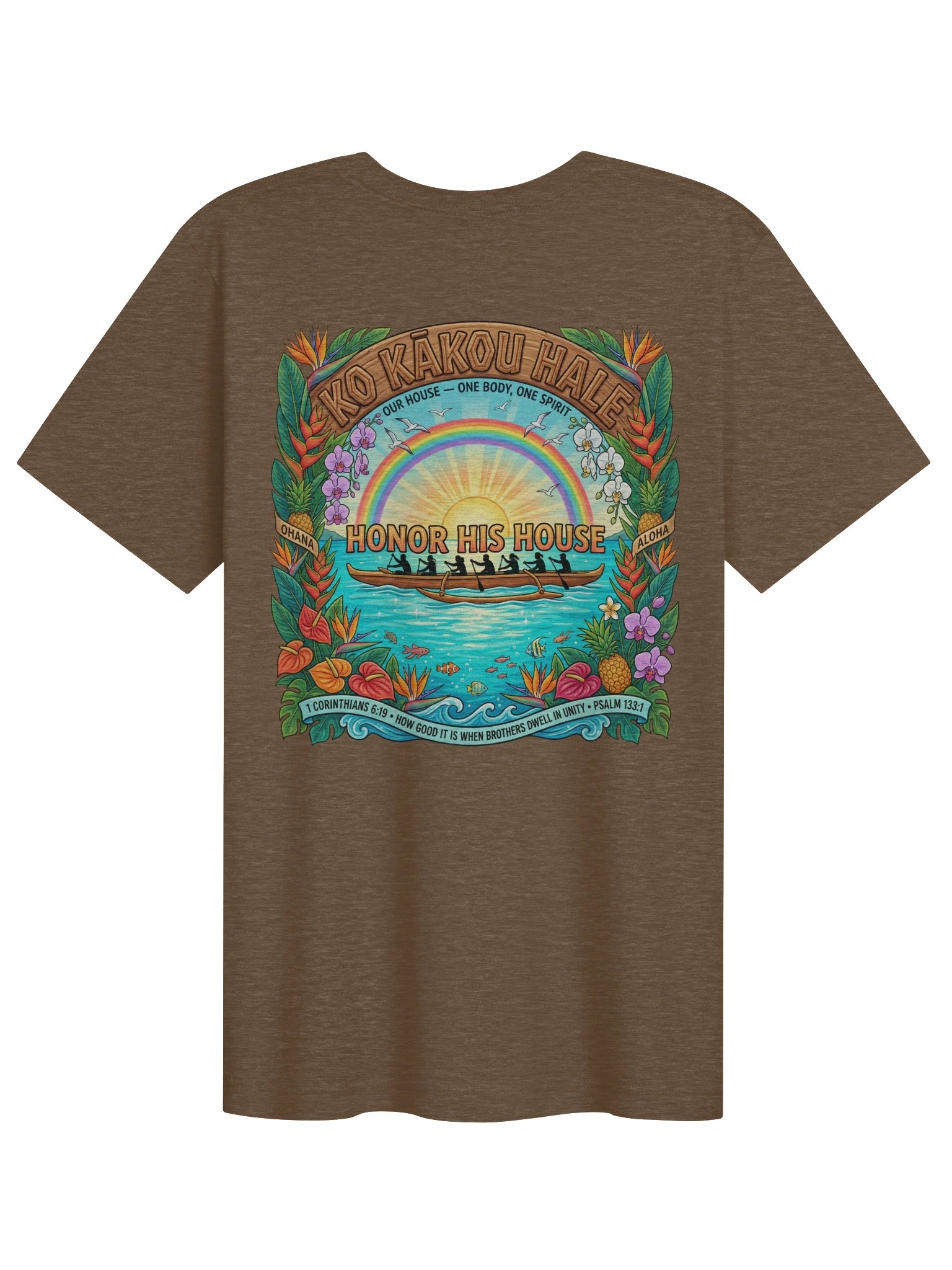 His House Unisex "Ko kākou hale" T-Shirt product image (1)