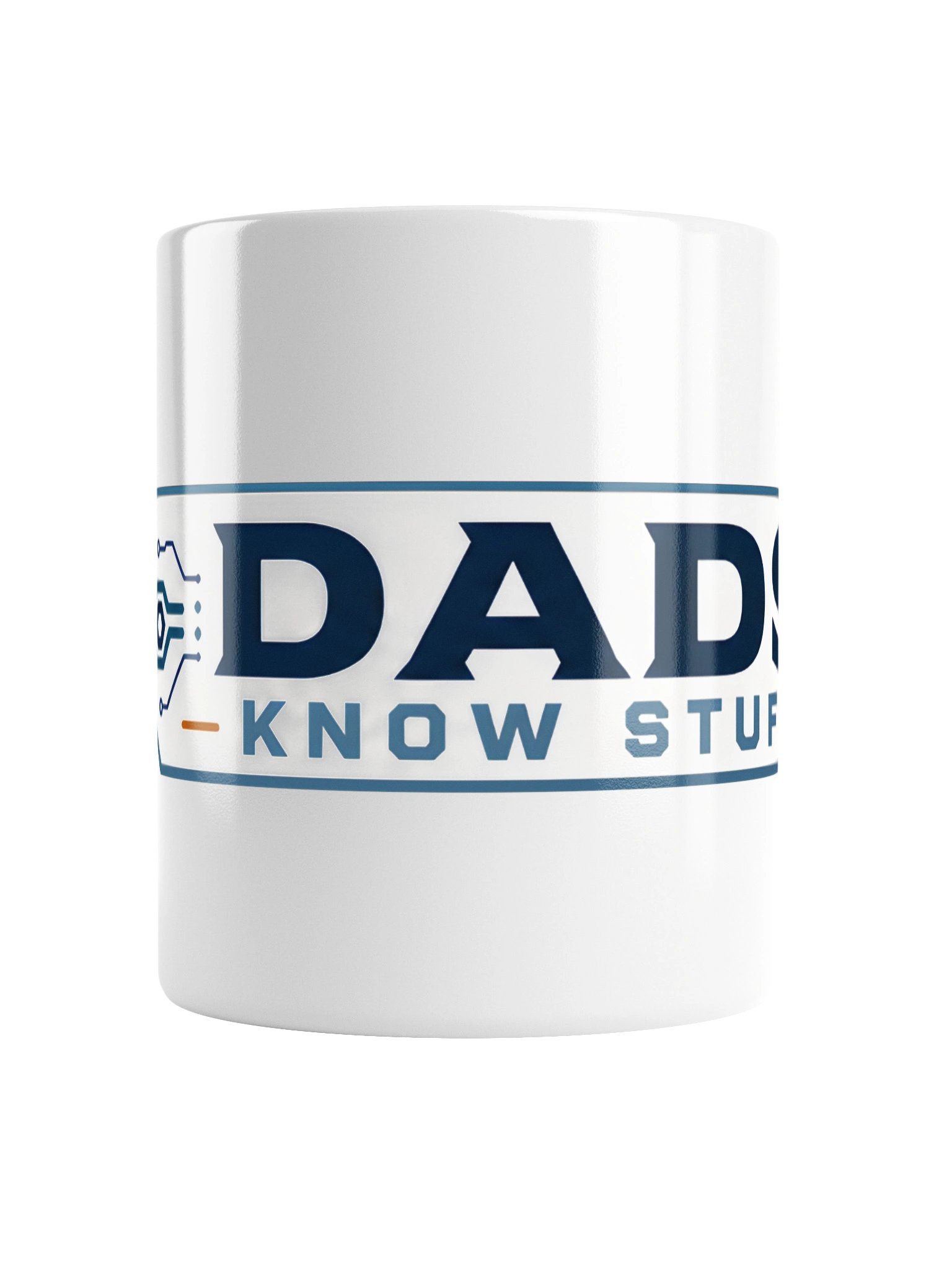 Dads Know Stuff Large Logo White Mug product image (4)