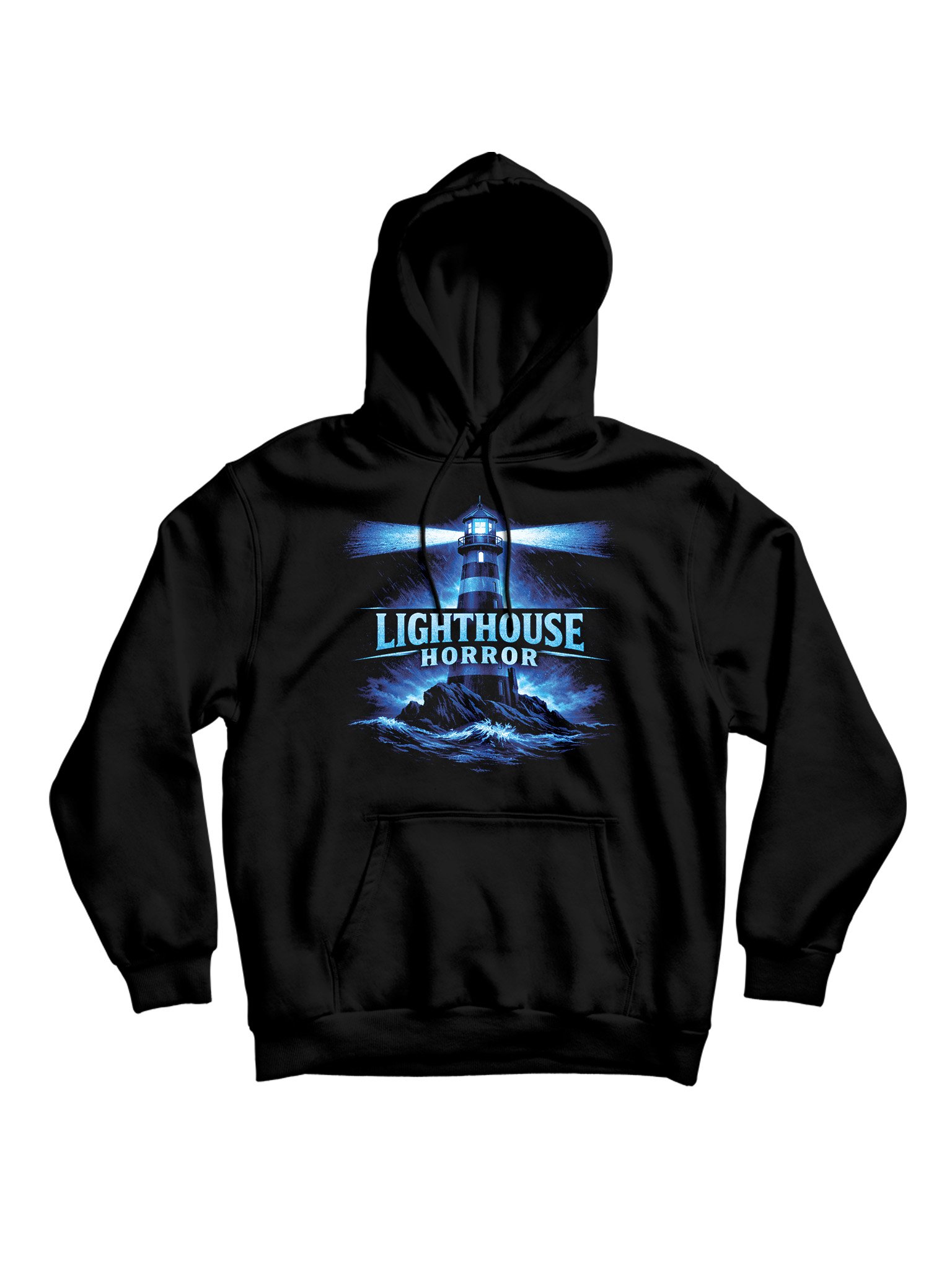Midnight Lighthouse Horror Hoodie product image (1)