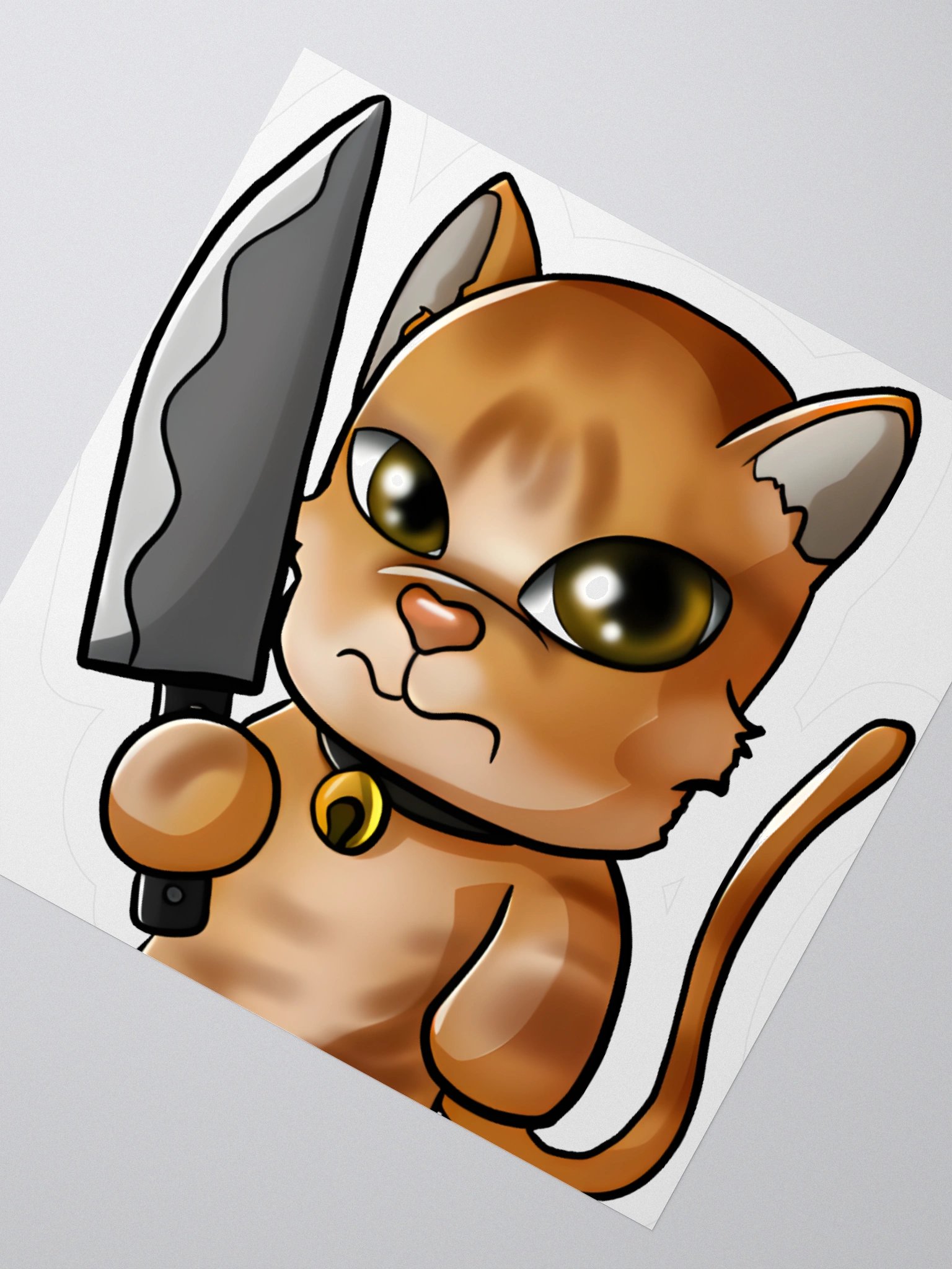 "Ember Grrrrr" Kiss Cut Sticker product image (4)