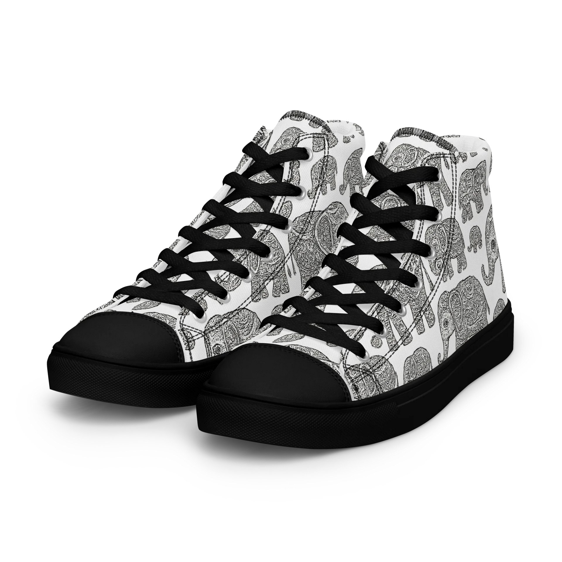 Ornate Elephant High Tops product image (6)
