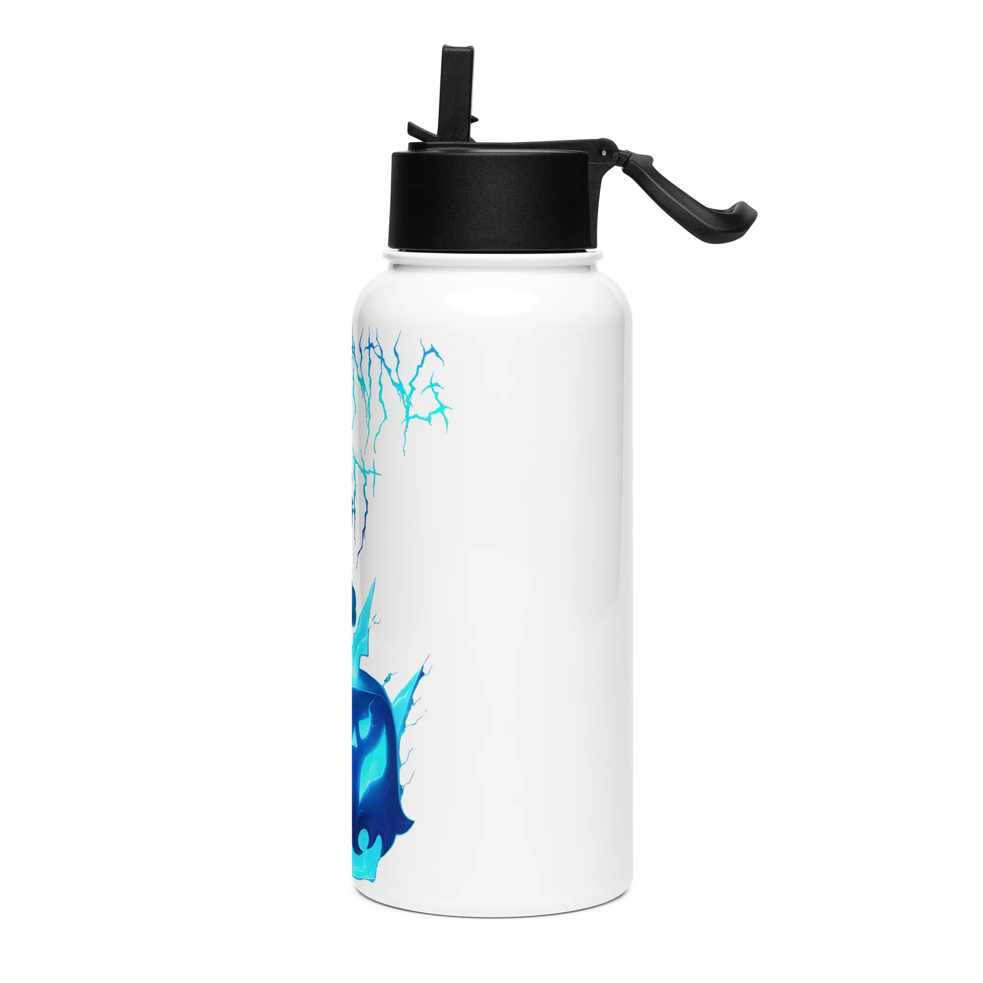 Lightning Fruit Blox Fruits Gamer Stainless Steel Water Bottle With Straw Gift For Kids product image (3)