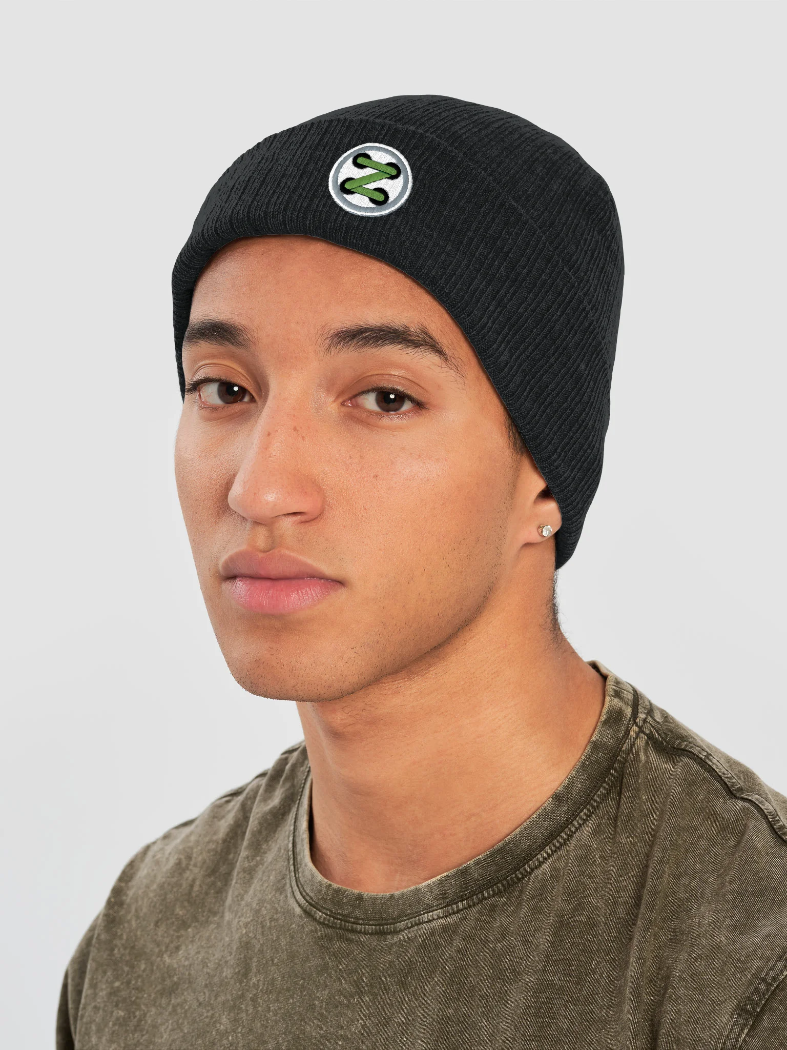 Left Eye Button Beanie product image (4)