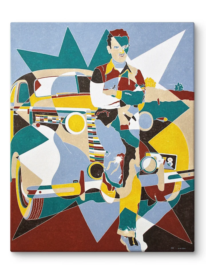 Chet's Ride ('38 Buick) (2014) on canvas (24" x 30") product image (2)