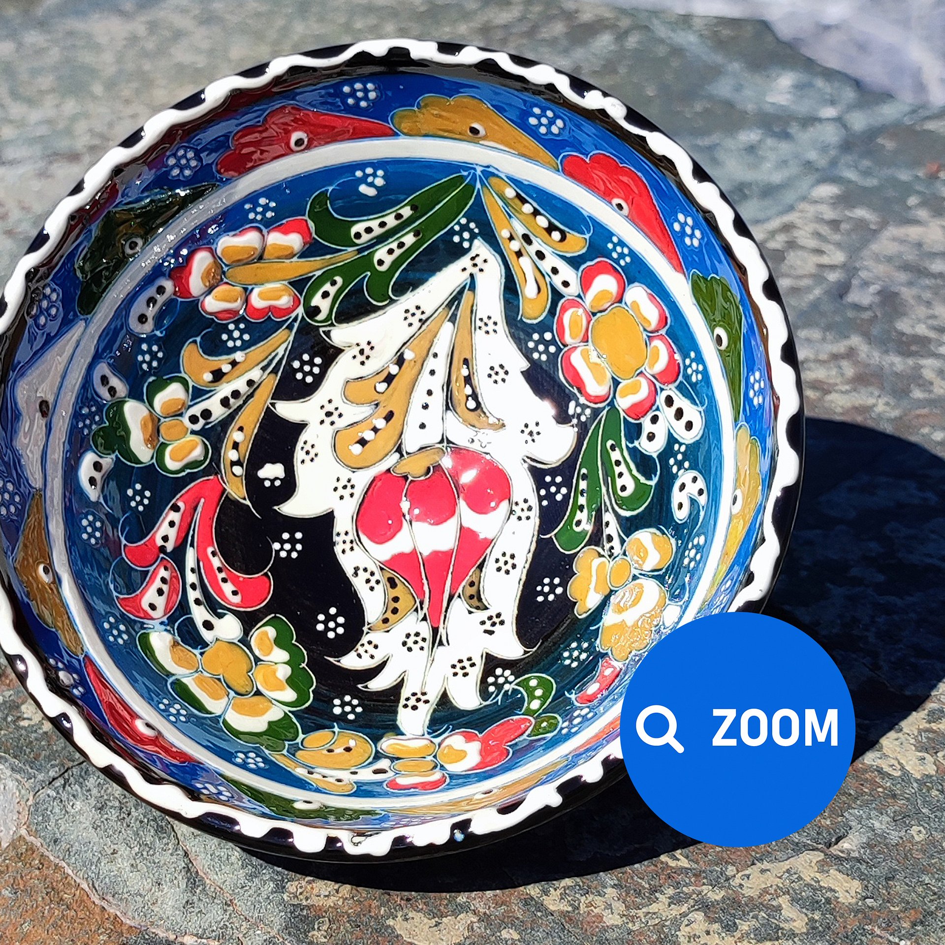 Handcrafted 12cm Ceramic Bowl – Unique Artisanal Pottery for Home Decor product image (8)